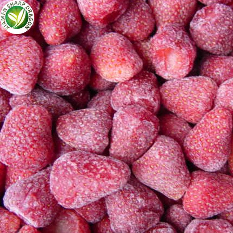 Match inner-pack size to evening forecast yield and remaining-life control Frozen strawberries for bulk pack size and late-service demand planning