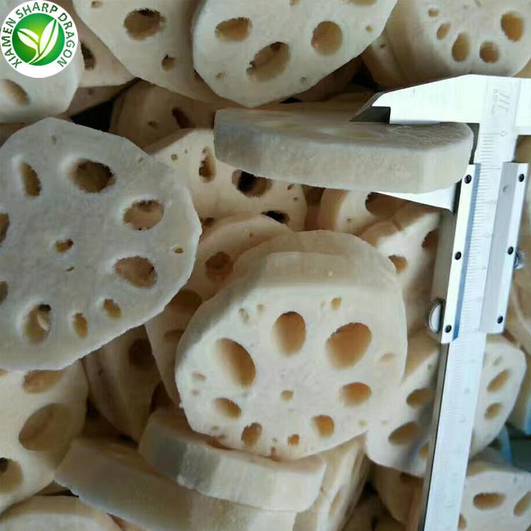 Measured frozen lotus root slices retained from the original storage page
