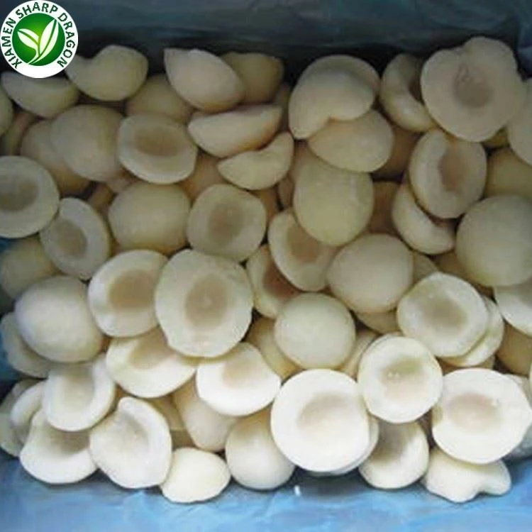 frozen white peaches