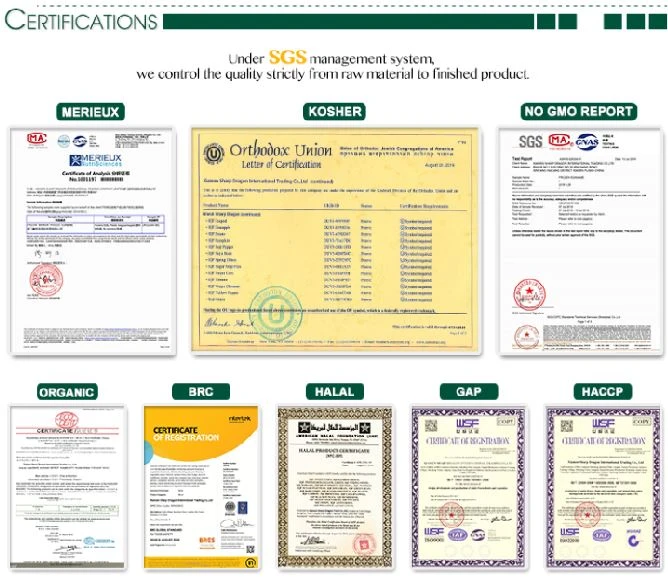 Frozen Snow Pea Pods HACCP certificate support Frozen Snow Pea Pods HACCP certificate support