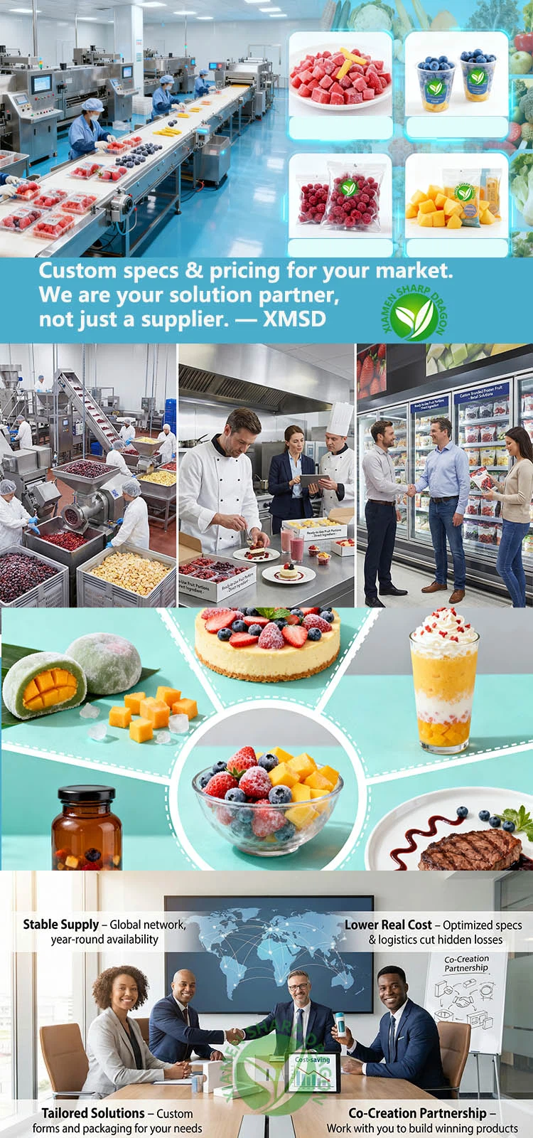 XMSDs professional frozen fruit supply chain XMSDs professional frozen fruit supply chain