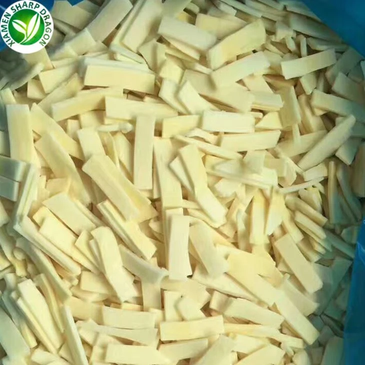 IQF Bamboo Shoots for Food Processing – 10kg & Tote Packing
