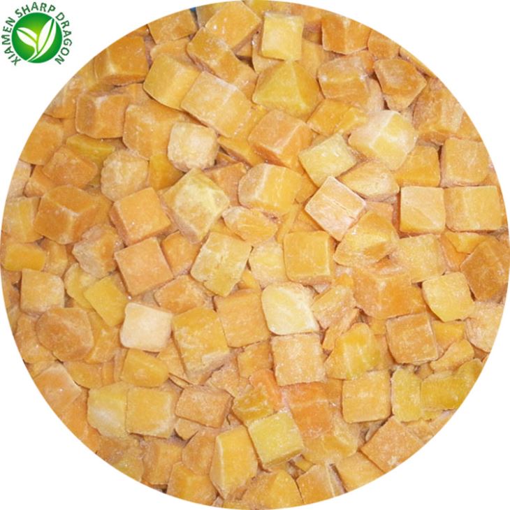 Pumpkin Peeled Cubed