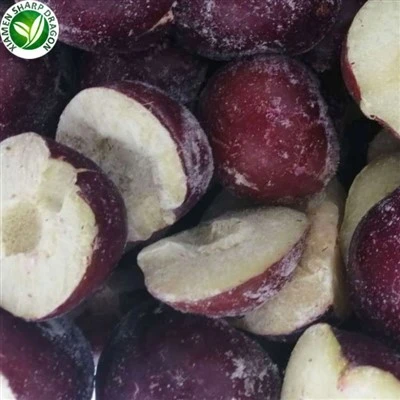 IQF Frozen Plum Halves with Custom Export Packing