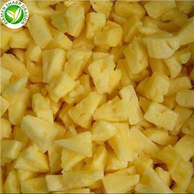 IQF Frozen Pineapples Dice Chunks