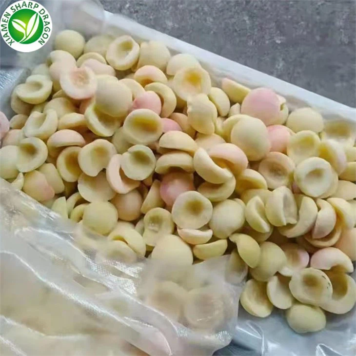 Frozen White Peach Half