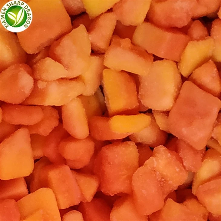 Papaya application timing requires formula and saleable yield control Frozen papaya packing for measured smoothie and snack formulation